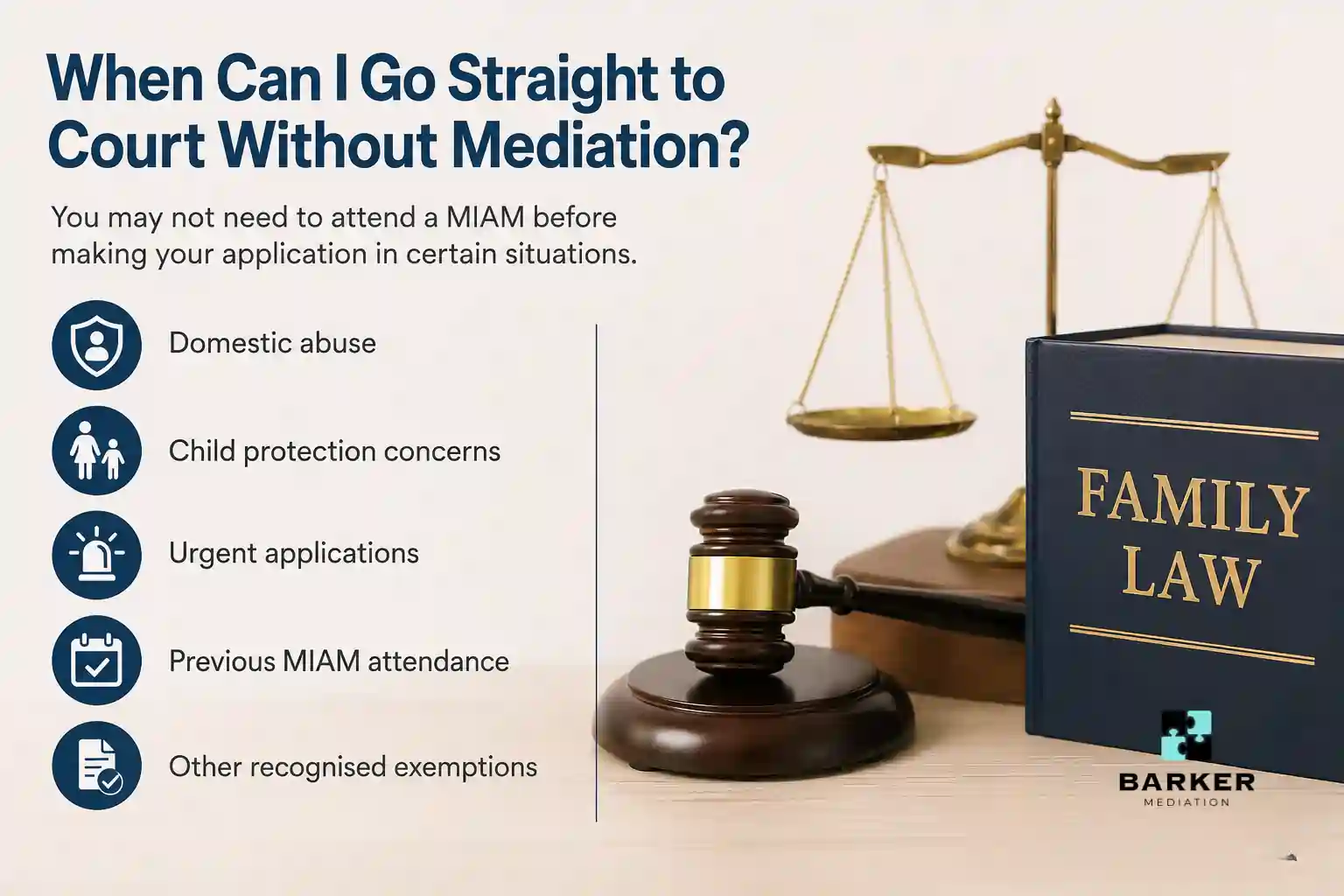 When Can I Go Straight to Court Without Mediation Newport?